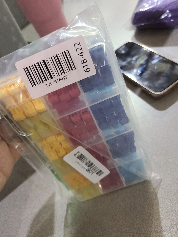 Photo 1 of 108 Pcs T-Tap Wire Connectors Kit, Quick Splice Self-Stripping Electrical Wire Terminals for Speaker Car Audio, Nylon Fully Insulated Male Quick Disconnects for Automotive Wiring (22-10 AWG)