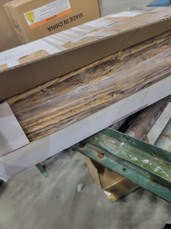 Photo 1 of 12x12in Storage Baskets Set of 4 Water Hyacinth Baskets,Foldable Handwoven Storage Cubes,Wicker Cube Baskets Laundry Organizer Totes for Home