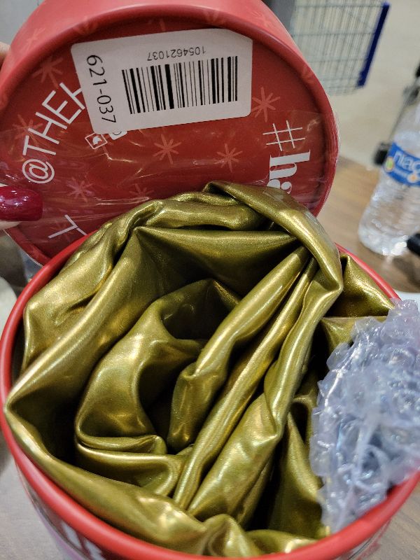 Photo 2 of Holiball Inflatable Holiday Ornament – Ultimate Indoor/Outdoor Decoration – Reusable and Storage Friendly – for Weddings, Parties, Events, Team Colors – 30" – Vintage Gold