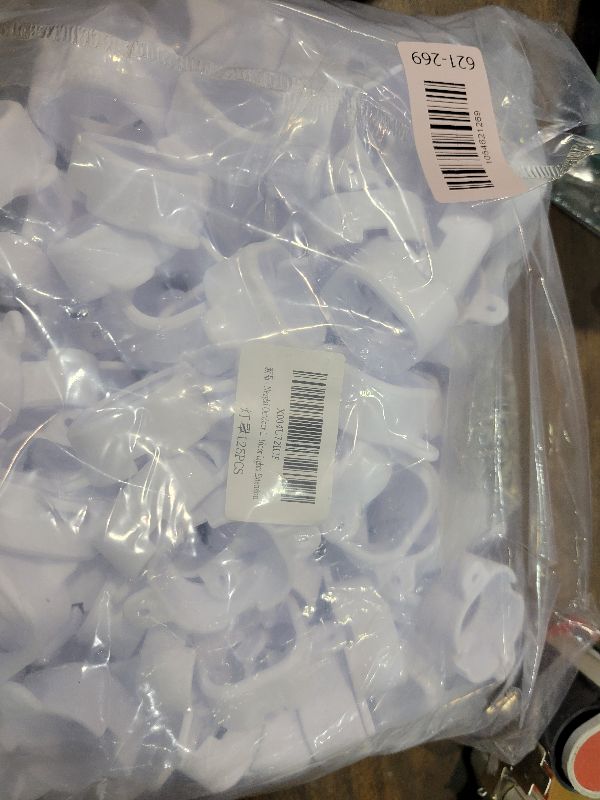 Photo 1 of 125 Pcs Mounting Brackets Compatible with Govee H706, for Outdoor Lights Pro H706 Installation | Light Clips Compatible with Govee Pro H706 Replacement | Adhesive Alternative | 65/95/125 Pcs Options