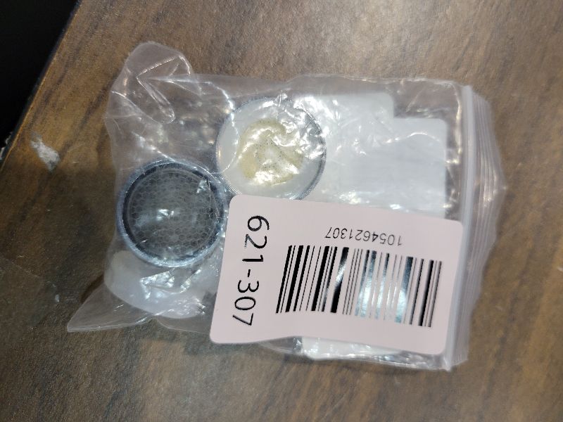 Photo 1 of 2 Pack 1.5 GPM Sink Faucet Aerator, Male and Female Dual Thread Aerator, Regular/Standard Size, Chrome by NIDAYE