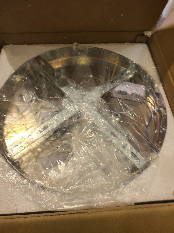 Photo 1 of 11.8" Modern LED Crystal Chandelier-Flush Mount Ceiling Light Fixture with K9 Crystals,Stainless Steel Small Chandelier for Bedroom Dining Room Hallway Entryway Foyer Closet,Energy Efficient 6500K