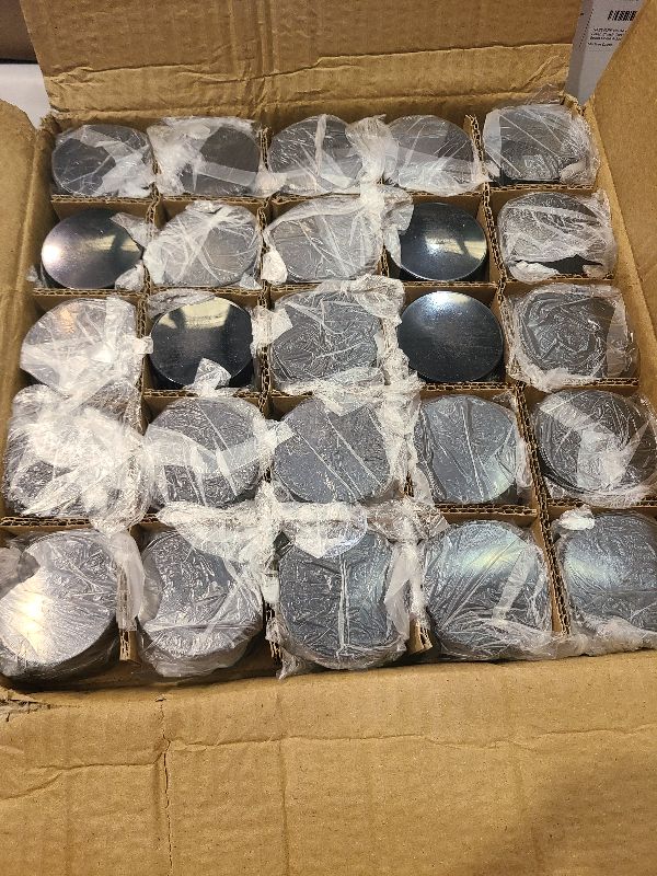 Photo 1 of 1oz Glass Jar with Lid, Hoa Kinh 25Pack Green Frosted Round Containers Cosmetic with Inner Liners and Black Lids Travel Jars for Storing Lip and Body Scrub, Lotion, Body Butter, Bath Salts, Liquid