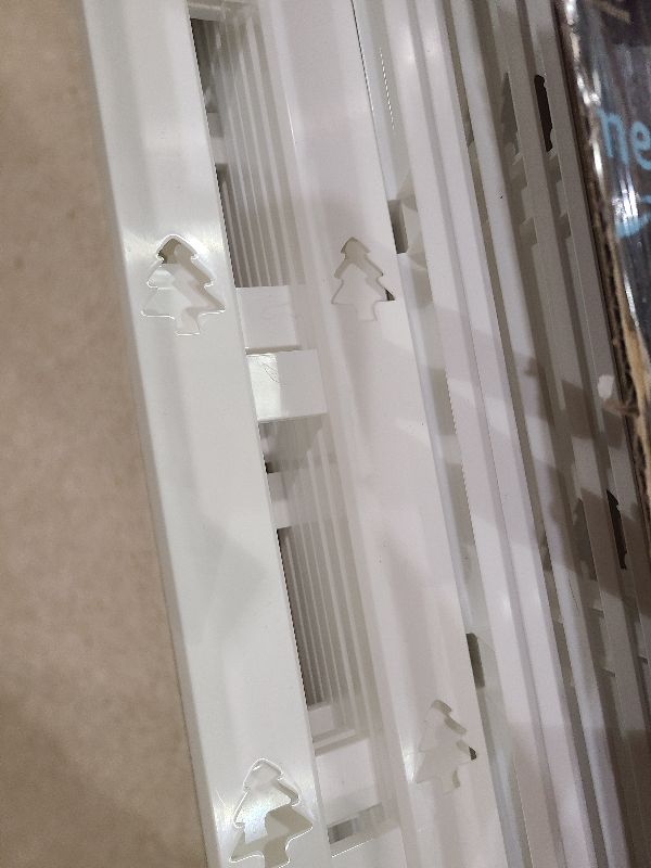 Photo 1 of 24" Extra Tall Fence for Christmas Tree,12PCS White Picket Fence Gate Barrier with Snowflakes&Tree Patterns Christmas Tree Gate for Pets(24" H x 5" W Each)