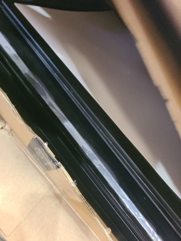 Photo 1 of ?PATAPLUS? Aluminum French Large Dog Door,Strong Double Magnetic Flaps,with Aluminum Telescoping Tunnel Heavy-Duty Do g Door for L arge and Medium Dog Up to 110LBS (Large,Black)