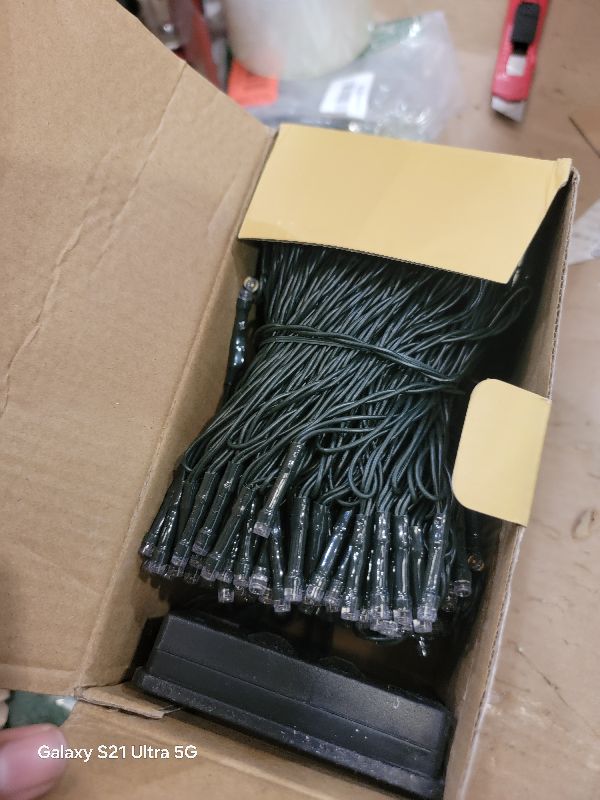 Photo 1 of 2 Pack 480 LED Solar String Lights for Outside, 170 FT Super Long Solar Chrismas Lights Outdoor with 8 Modes & Memory Function, Waterproof Twinkle Light for Xmas Tree Party Decorations (Warm White)