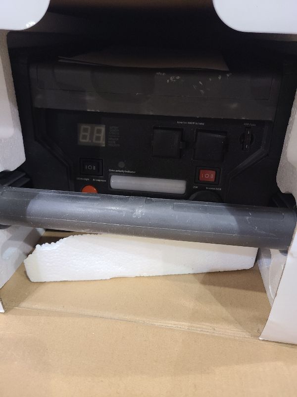 Photo 1 of 2000A Peak Car Battery Jump Starter with Air Compressor Tire Inflator, All in One Heavy Duty 12V Battery Jumper Box Car Start Booster Up to 10L Gas/8L Diesel Engines with 400W AC Inverter, LED Light