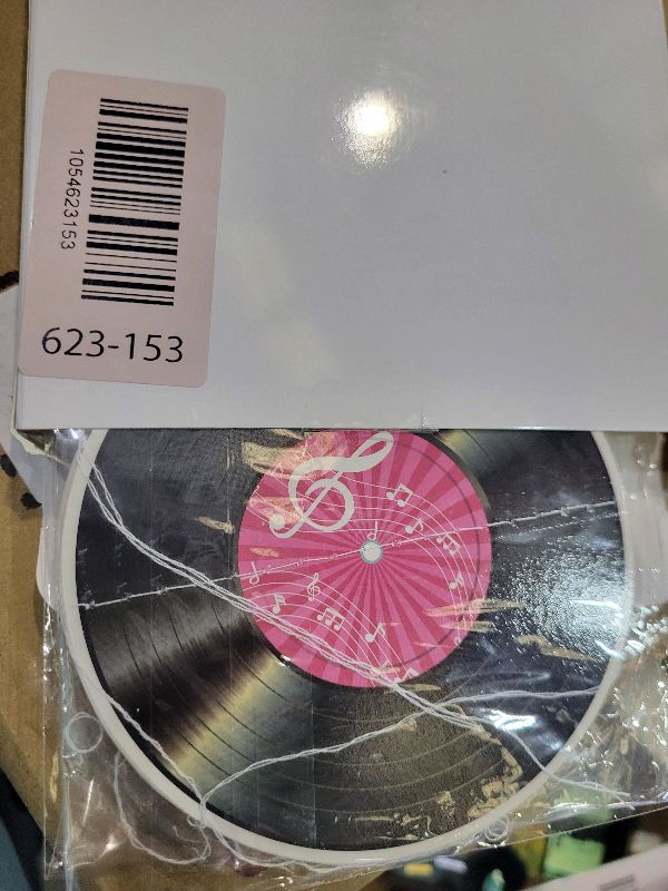 Photo 1 of 12 PCS Vinyl Records Banners 50's Party Decorations Music Record Hanging Swirl 1950's Party Garland Kit Vinyl Retro Party Supplies Streamer Cutouts for 50s 70s 90s Theme Door Home Party Favor