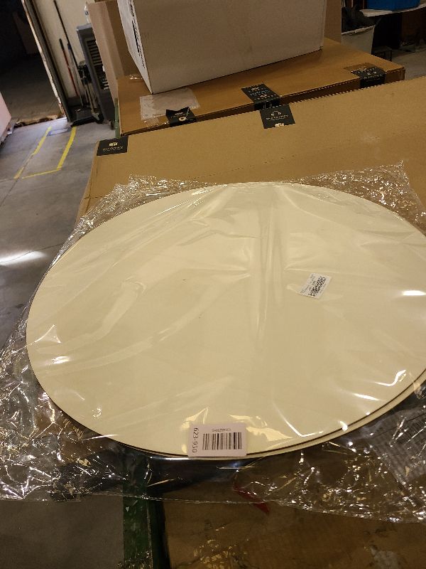 Photo 1 of 2 Pieces 24 Inch Round Wood Circles for Crafts Blank Round Wood Cutouts Rounds Wooden Discs Large Unfinished Wooden Circles for Door Hanger Design Welcome Signs Woods Burning DIY Craft