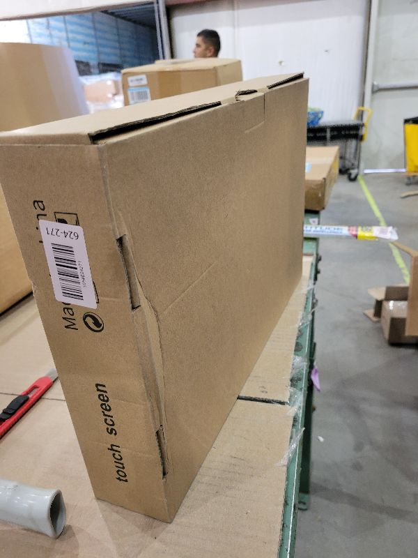 Photo 1 of 18.5 Inch Touchscreen Large Portable Monitor Metal Shell IPS HDR 1080P with Smart Cover & Rotatable Stand & Speakers, 99% sRGB, 350cd/m², VESA, USB-C HDMI External Touch Screen for Mac/Laptop/PC/Phone