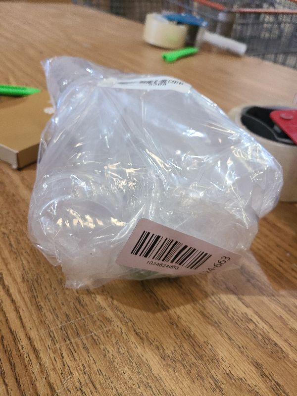 Photo 1 of 12 Pcs Cake Push Pop Containers Clear Plastic Round Shape Push Pops with Lids