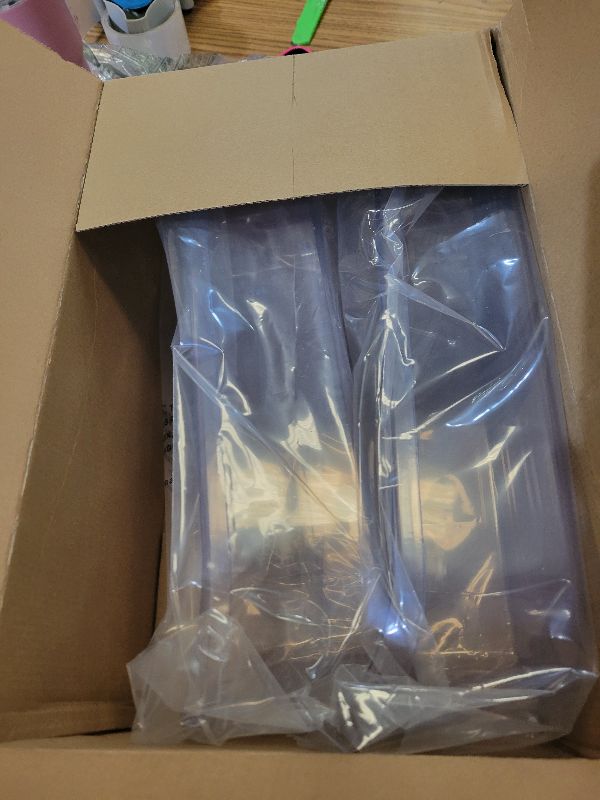 Photo 1 of 2 PACK Upgraded 240356402 Refrigerator Door Bin Replacement for Frigi.daire Refrigerator Door Shelf Parts LFSS2612TF0 LFSS2612TE0 FFSS2615TE0 Door Shelf Shelves By AMI PARTS (Length 15.38")