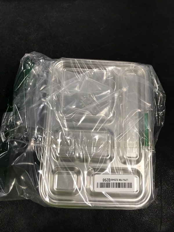 Photo 1 of Stainless Steel Bento Box, 5 Compartments Bento Lunch Box with 2 Containers, Leakproof Metal Bento Box, 304 Stainless Steel Lunch Box Containers for Office, Travel, Dishwasher Safe