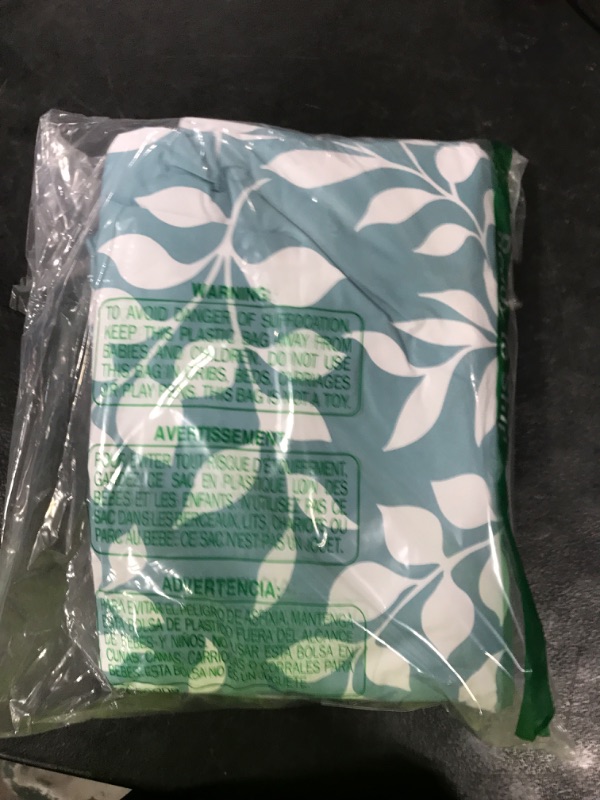Photo 1 of misaya Rectangle Waterproof Vinyl Table Cloth, Wipeable Tablecloth with Flannel Backing, Plastic Table Cover for Dinner, Picnic, Indoor and Outdoor (Blue Leaves, 60" x 120")