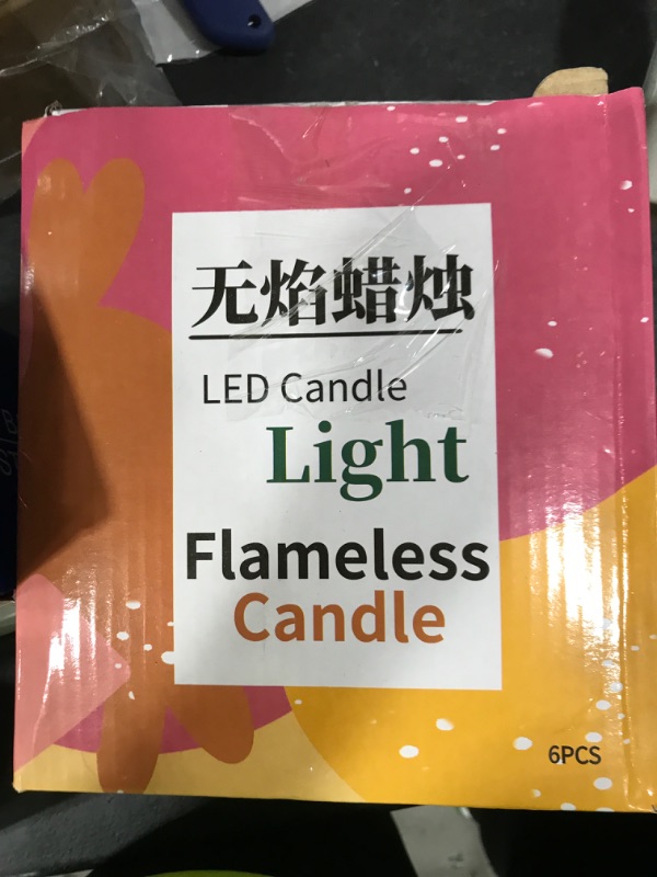 Photo 1 of 6 pack led light flameless candle