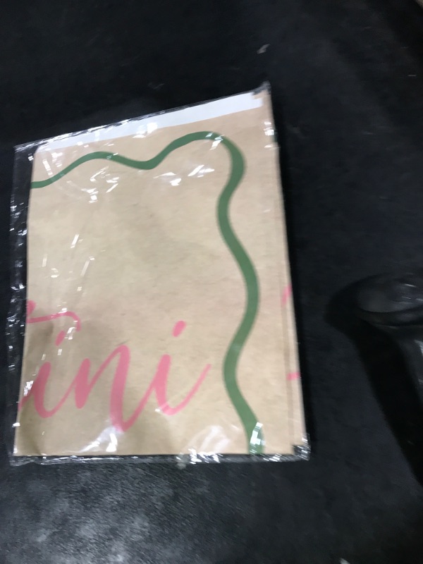 Photo 1 of A Tini Bit Older Backdrop for A Tini Bit Older Birthday Decorations Green Pink She's a Tini Bit Older Banner for Espresso Martini Party Decorations