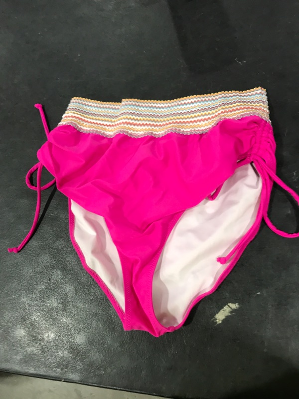 Photo 1 of medium womens swimwear only bottoms hot pink 
