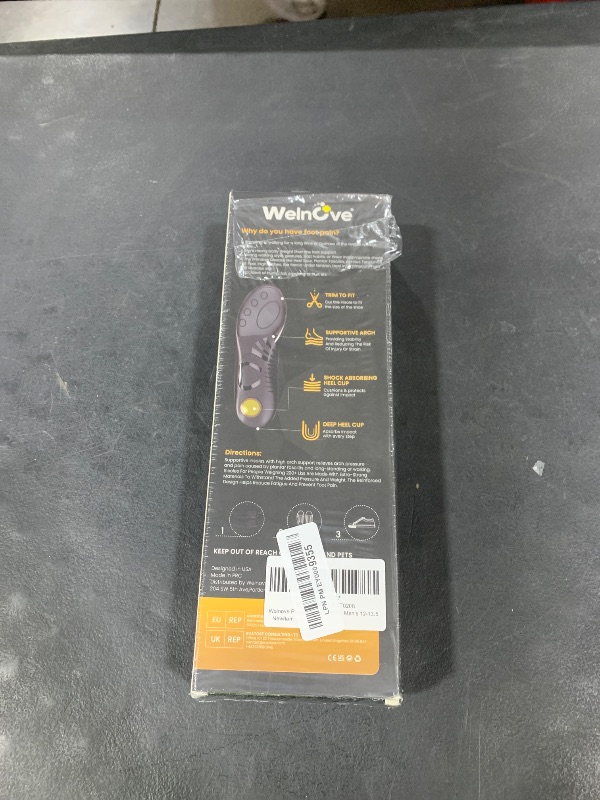 Photo 1 of Welnove Plantar Fasciitis Shoe Insoles - High Arch Support Shoe Insert for Men & Women - Orthotics Inserts for Men & Women - Heel Spur Relief Products - M