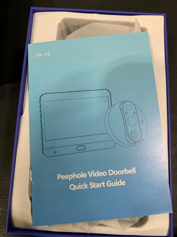 Photo 1 of Bextgoo 2K Video Peephole Doorbell Camera with 64GB Memory Card, Door Peephole Video Doorbell with 4.3" Color Monitor, 8000mAh Battery, 170° Wide View, Smart Detection Alerts, Night Vision