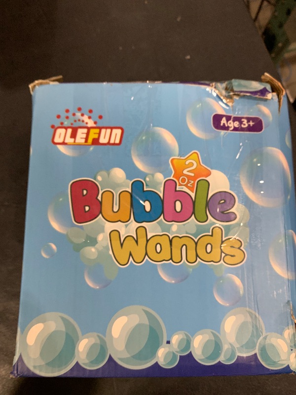 Photo 1 of 48 Pack Big Bubble Wands Bulk in 6 Colors, Bulk Bubbles Party Favors for Kids, Ideal Goodies Bags Stuffers, Easter, Summer, Halloween, Valentine, School Classroom Prizes for Boys & Girls