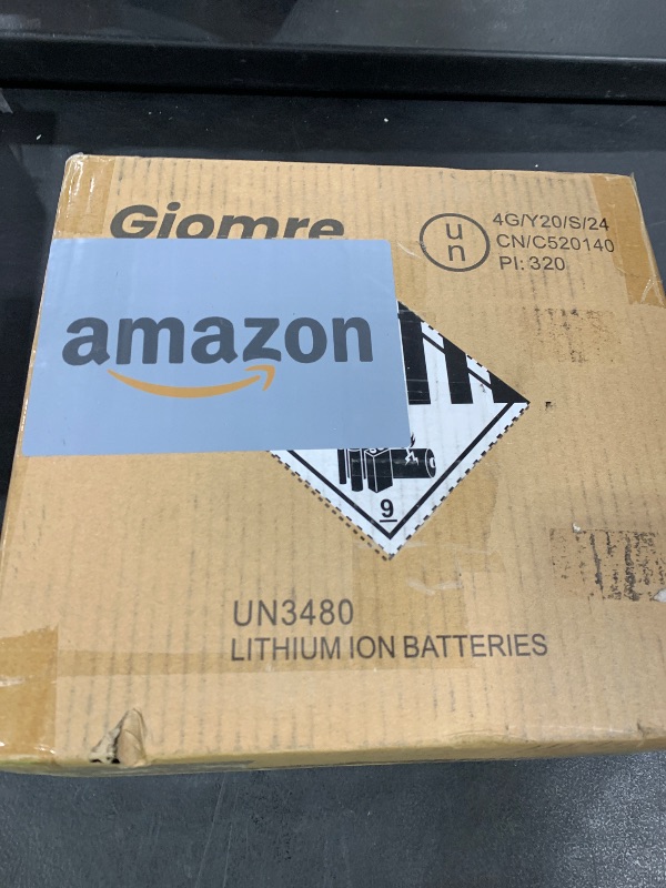 Photo 1 of Giomre Portable Power Station, 297Wh Backup Lithium Battery Generator with 600W AC Output and 120W Fast Charging, Solar Generator for Outdoors Camping, Travel Emergency, Home Blackout