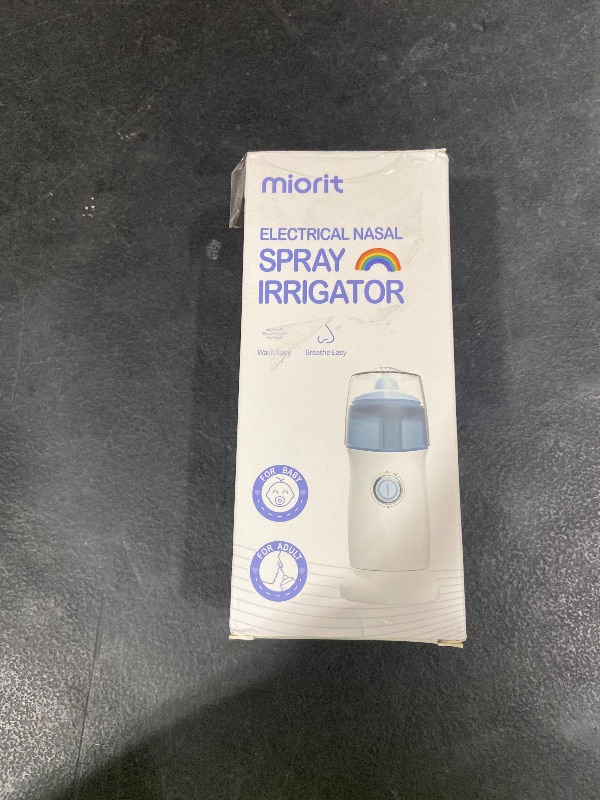 Photo 1 of MIORIT Electric Nasal Spray Irrigator ,Nasal Irrigation System for Kids with Automatic Waste Collection Function,to Relieve Runny Nosestuffiness,and Itching in The Nasal Sinuses