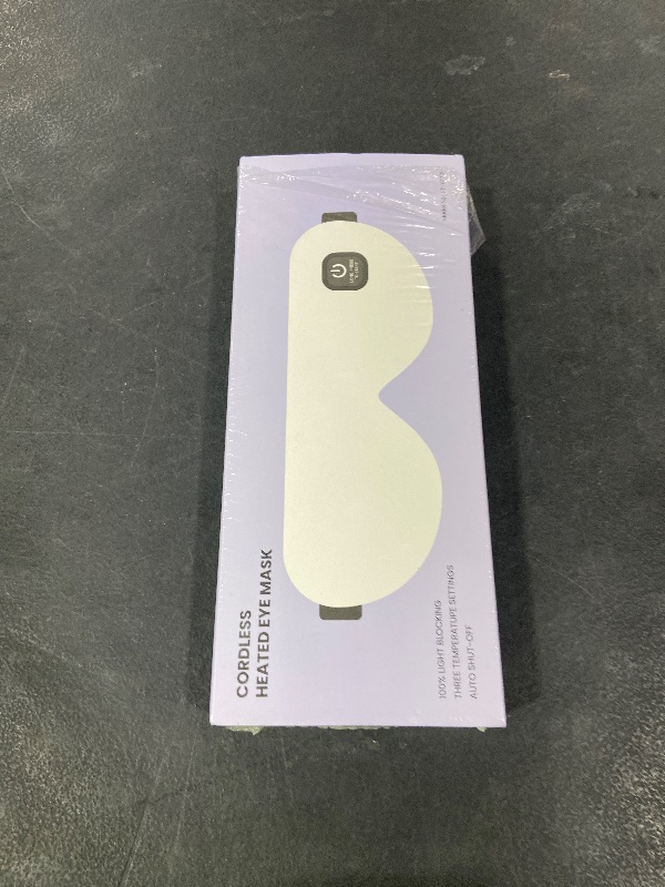 Photo 1 of Heated Eye Mask - Cordless Eye Mask for Dry Eyes, Eye Relief, Improved Sleep, Washable Eye Heating pad for Travel and with Replaceable Shell