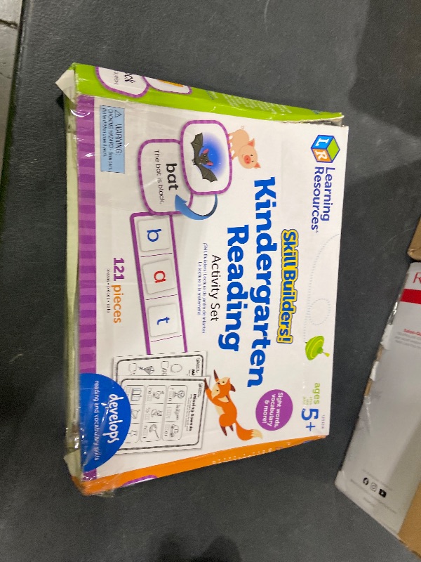 Photo 1 of Learning Resources Skill Builders! Kindergarten Reading Activity Set -Learning Essential Materials, Reading Activities for Kids, Homeschool Supplies,Back to School, Ages 5+,122 Pieces