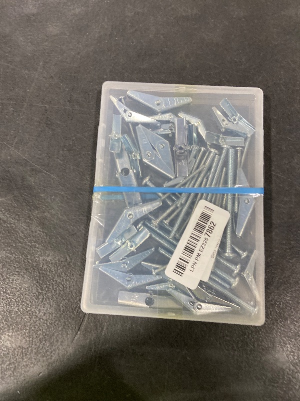 Photo 1 of 30Pcs Toggle Bolts for Drywall,Heavy Duty Hollow Wall Anchors for Drywall Ceiling - Metal Dry Wall Anchors and Screws Kit,3 Sizes Butterfly Anchors (1/8in, 3/16in, 1/4in)