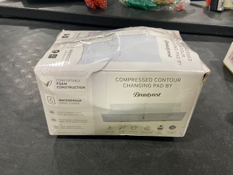 Photo 1 of Beautyrest Foam Contoured Changing Pad with Waterproof Cover