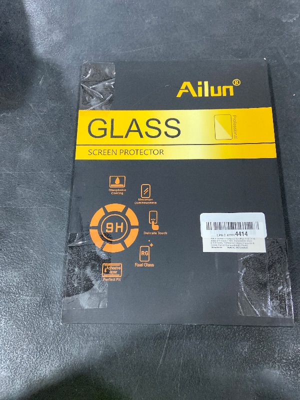 Photo 1 of Ailun Screen Protector for iPad 11th A16 2025 [11 Inch] / 10th Generation 2022 [10.9 Inch], Tempered Glass [Face ID & Apple Pencil Compatible] Ultra Sensitive Case Friendly [2 Pack]