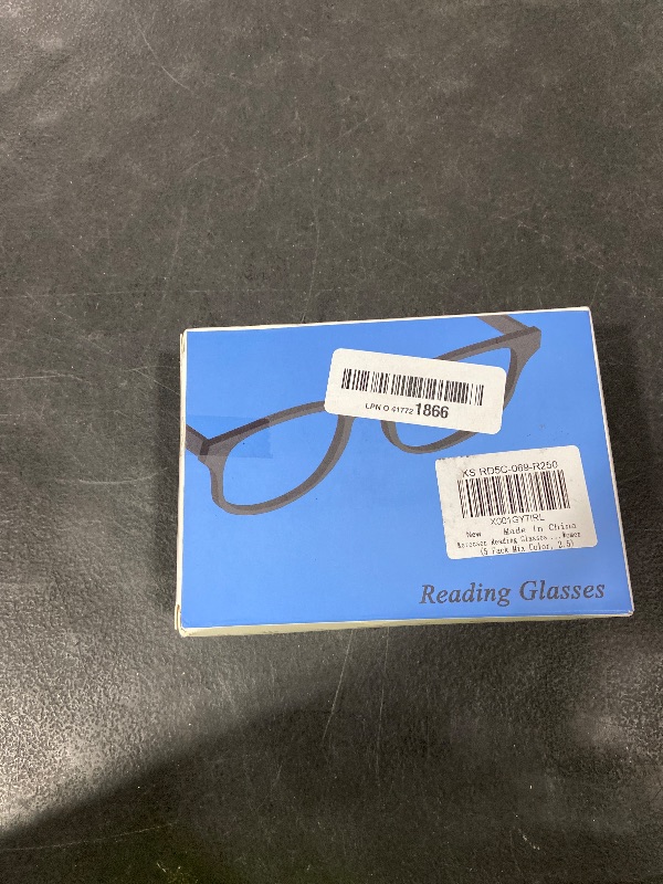 Photo 1 of Kerecsen Reading Glasses 5 Pairs Fashion Ladies Readers Spring Hinge with Pattern Print Eyeglasses for Women (5 Pack Mix Color, 2.5)