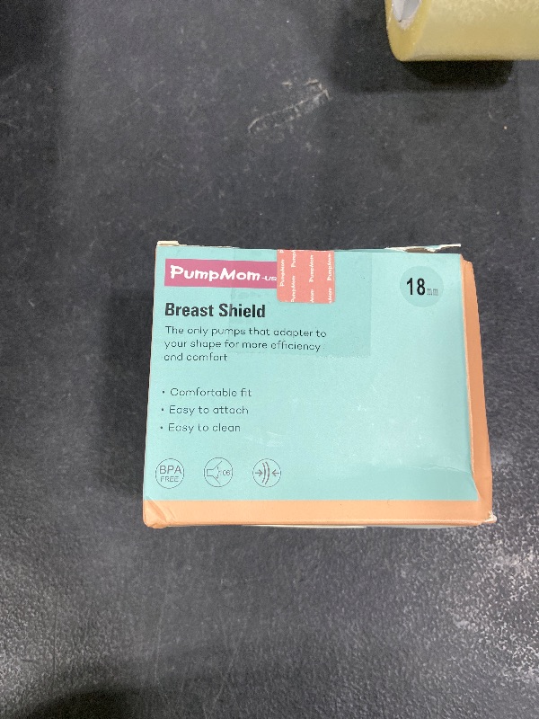 Photo 1 of PumpMom 18mm Small Breastshields Compatible with Medela Breast Pump Parts, Replace Flange for Medela Accessories, Not Original PersonalFit Shield Pump Parts, 2pcs