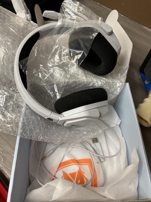 Photo 1 of NUBWO Wireless Gaming Headset with Mic for Ps5 Ps4 PC, Zero Interference, 100-Hour Battery All-Day Play, 23ms Sync? for Fortnite & Call of Duty/FPS Gamers, Triple Mode All Devices Compatible - White