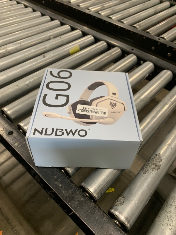 Photo 1 of NUBWO Wireless Gaming Headset with Mic for Ps5 Ps4 PC, Zero Interference, 100-Hour Battery All-Day Play, 23ms Sync? for Fortnite & Call of Duty/FPS Gamers, Triple Mode All Devices Compatible - White