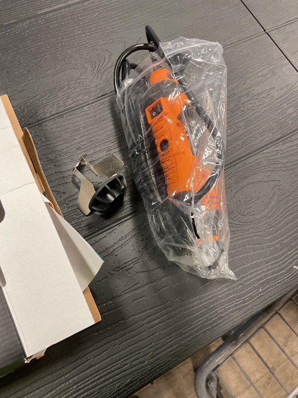 Photo 1 of Sharp Pebble Electric Chainsaw Sharpener Kit - Comes with Chain Saw Sharpener Tool, 4 File Size Sharpening Wheel Bits, Angle Attachment, Wrench & eBook
