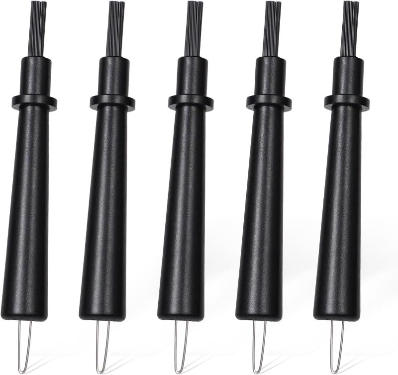 Photo 1 of 5 Pieces Hearing Aid Cleaning Tools - Hearing Aid Cleaning Brush with Wax Loop Essential Accessories for Earbuds
