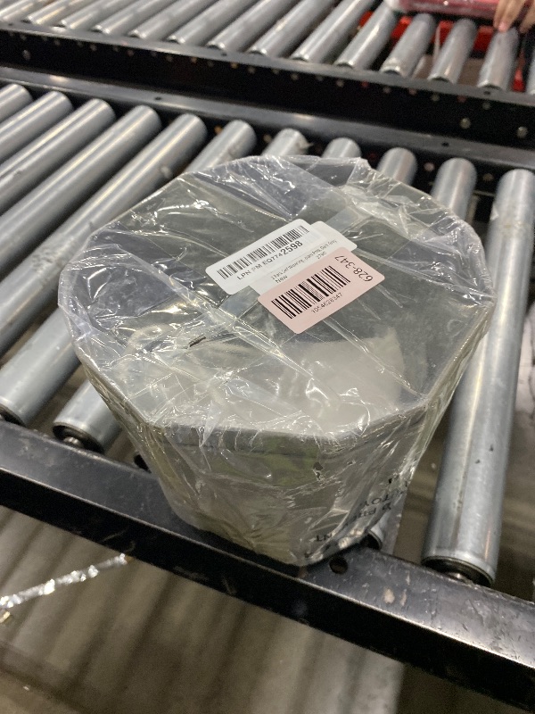 Photo 1 of 2 Pack Self Watering Planters 8.4" - Indoor/Outdoor African Violet Pots, Clear & Dark Grey