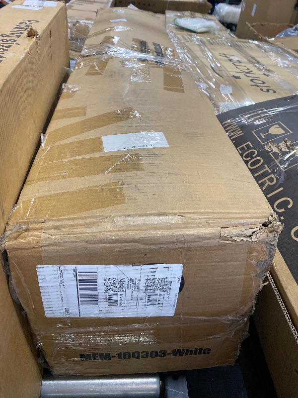 Photo 1 of MEM-10Q303-White 10 inch Queen Memory Foam Mattress in a Box