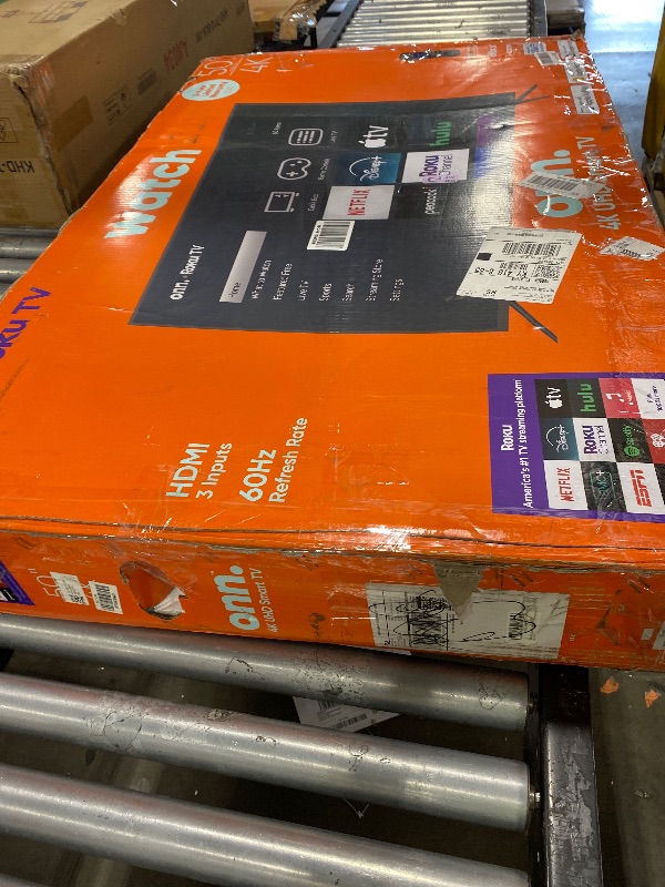 Photo 1 of onn. 50" Class 4K UHD LED Roku Smart TV HDR