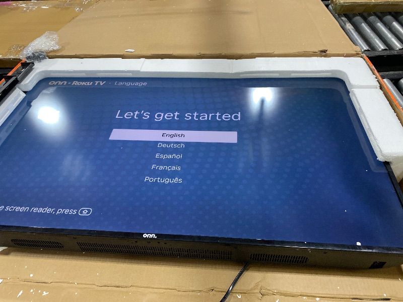 Photo 1 of onn. 50" Class 4K UHD LED Roku Smart TV HDR