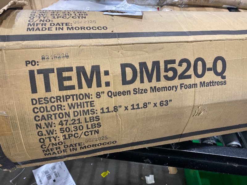 Photo 1 of 8" Queen Size Memory Foam Mattress