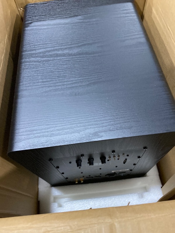 Photo 1 of Monolith THX Ultra Certified 2000 Watt Powered Subwoofer - 13-Inch, Massive Output, Low Distortion, for Studio and Home Theater Systems, Black Ash Finish
