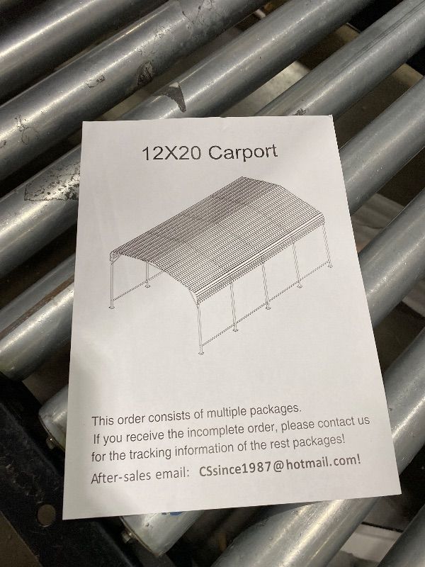 Photo 1 of 12x20 carport