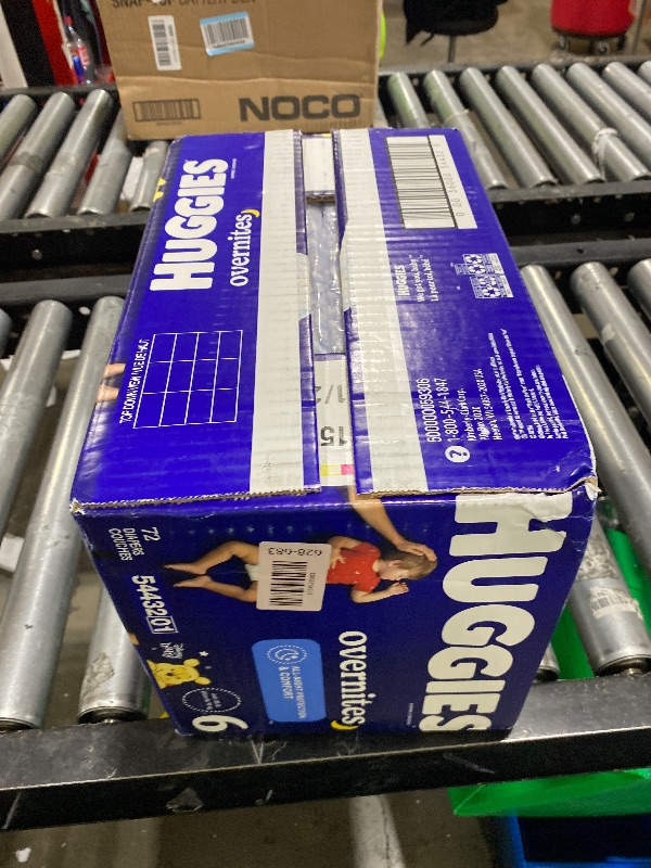 Photo 1 of Huggies Size 6 Overnites Baby Diapers: Overnight Diapers, Size 6 (35+ lbs), 72 Ct, Packaging May Vary