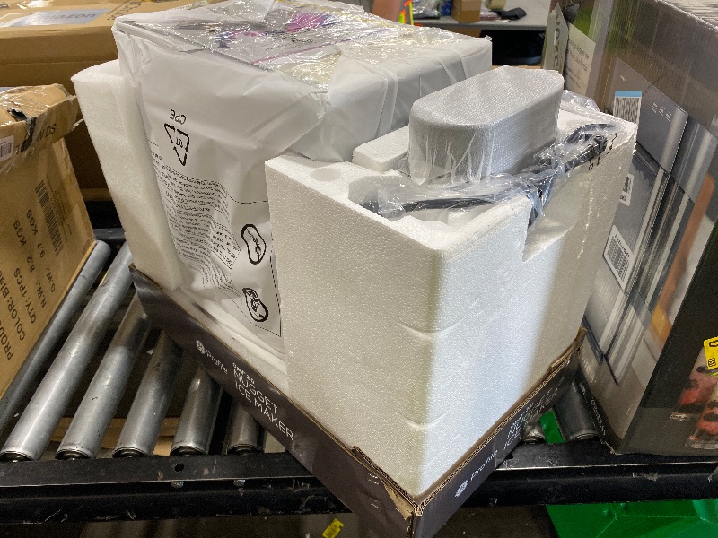 Photo 1 of GE Profile Opal 2.0 with 0.75 Gallon Tank, Chewable Crunchable Countertop Nugget Ice Maker, Scoop included, 38 lbs in 24 hours, Pellet Ice Machine with WiFi & Smart Connected, Stainless Steel