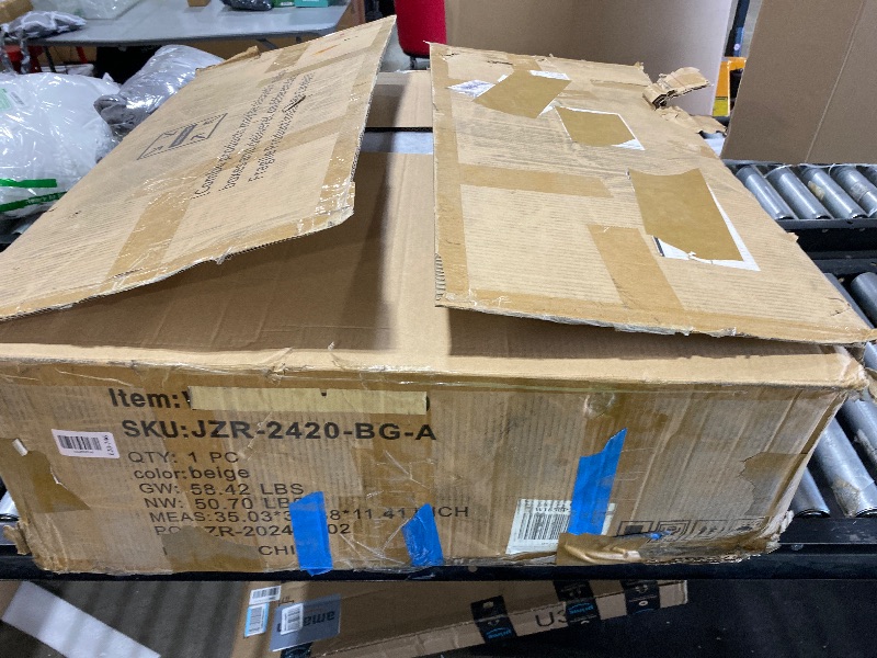 Photo 1 of Missing ottoman and some pillows, incomplete set, POSSIBLE PARTS ONLY --------------------------------------------------------KEIKI Single Seat Chair Chaise Lounge, Wide Corduroy Sofa Chair with Ottoman, Corduroy Sleeper Couch for Living Room, Apartment, 