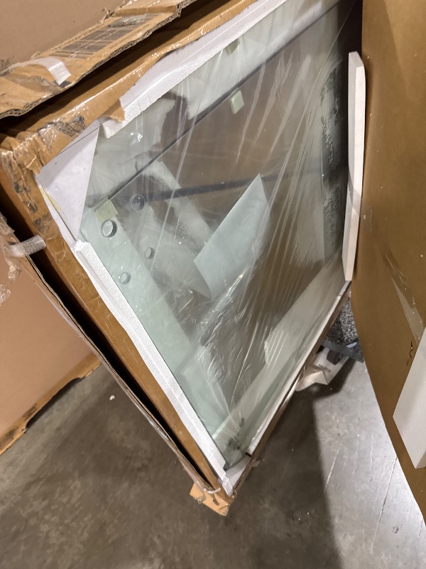 Photo 1 of Lyngins Frameless Shower Door 56-60" W x 76" H, Sliding Shower Door with 5/16" (8mm) Easy-to-Clean Treated SGCC Tempered Glass, Anti-Rust Stainless Steel Hardware, Matte Black