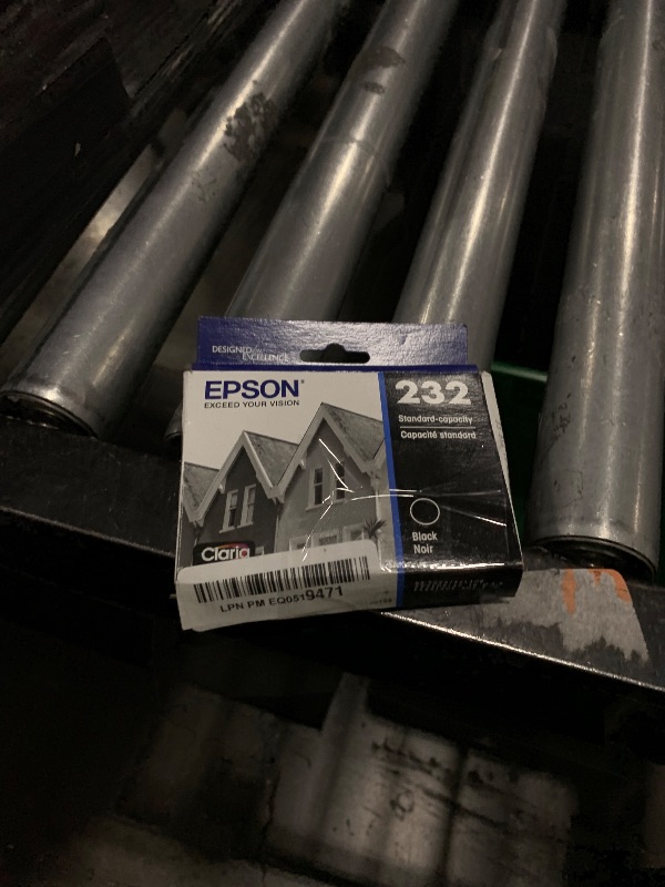 Photo 1 of EPSON 232 Claria Ink Standard Capacity Black Cartridge (T232120-S) Works with WorkForce WF-2930, WF-2950, Expression XP-4200, XP-4205