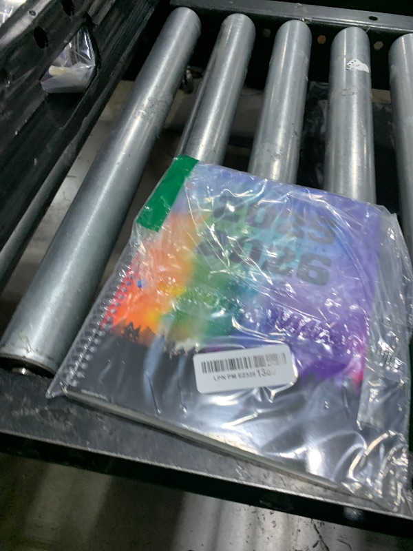 Photo 1 of Global Datebooks Dated Middle School or High School Student Planner for Academic Year 2025-2026 Includes Ruler/Bookmark and Planning Stickers (Matrix Style - 7"x9" - Rainbow Silhouette)